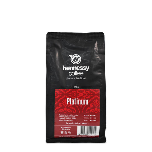 Hennessy Coffee Platinum Blend Ground 250g | Harris Farm Online
