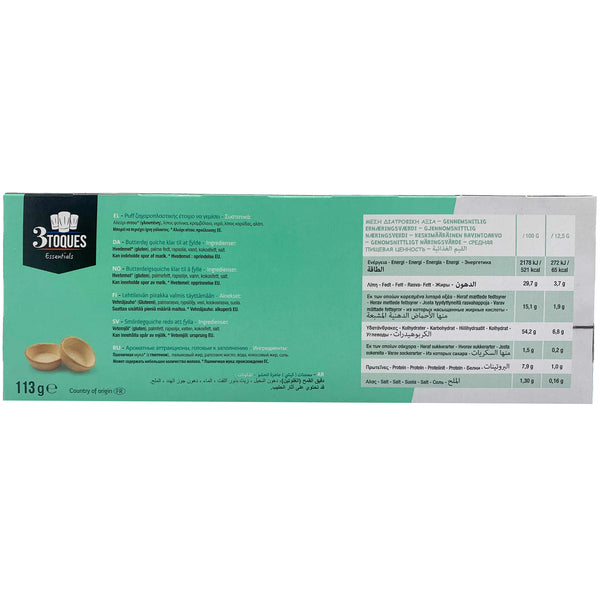 3 Toques Puff Pastry Tartlet | Harris Farm Online