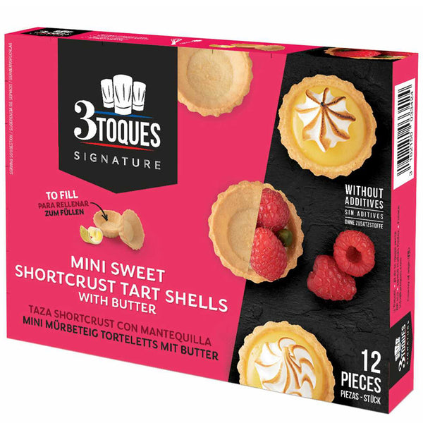 3 Toques Mini Sweet Shortcrust Tartlet with Butter | Harris Farm Online