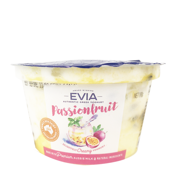 Evia Passionfruit Greek Yoghurt Pods 190g