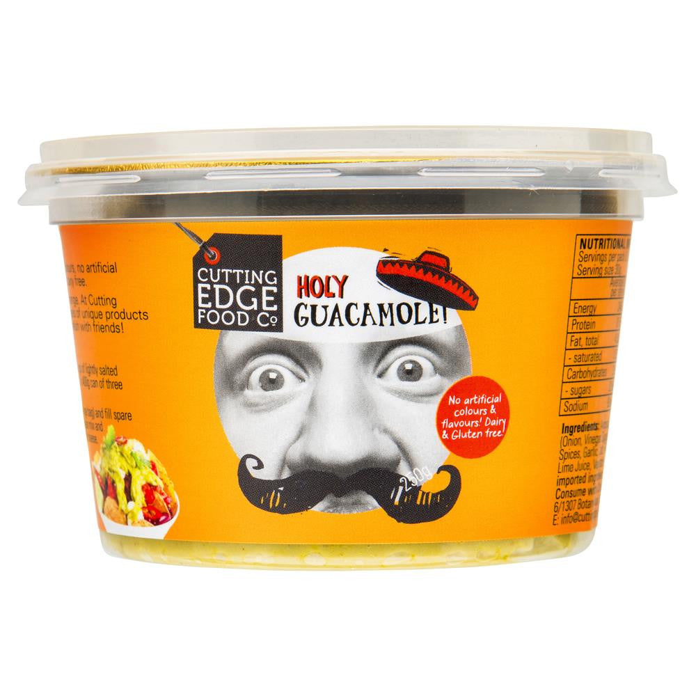 Holy Guacamole Cutting Edge Food Co 250g , Frdg1-Antipasti - HFM, Harris Farm Markets
 - 1
