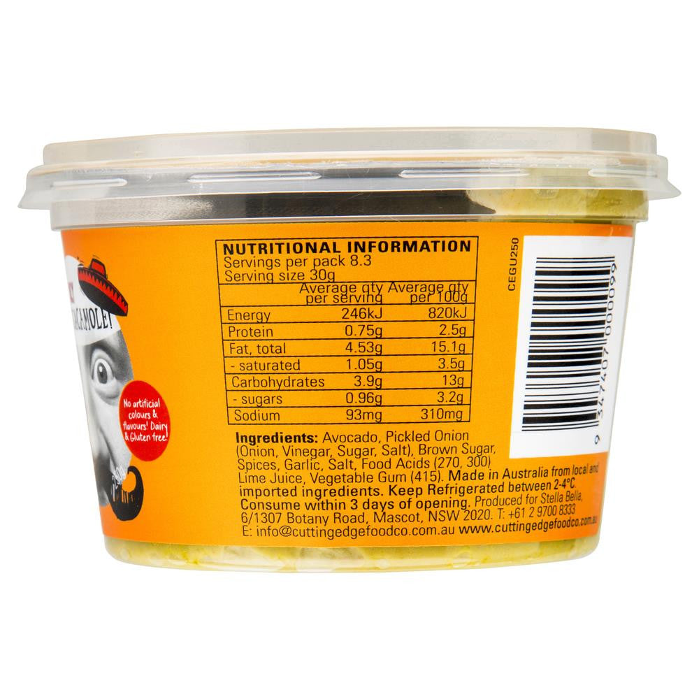 Holy Guacamole Cutting Edge Food Co 250g , Frdg1-Antipasti - HFM, Harris Farm Markets
 - 2