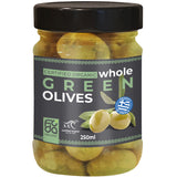 Foda Organic Whole Green Olives | Harris Farm Online