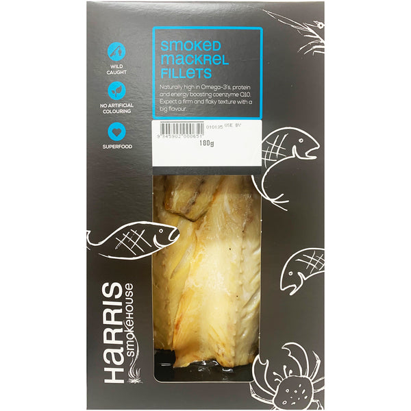 Harris Smokehouse Smoked Mackerel Fillets 180g