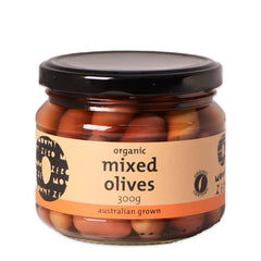 Mount Zero Olives Organic Mixed Olives 300g | Harris Farm Online