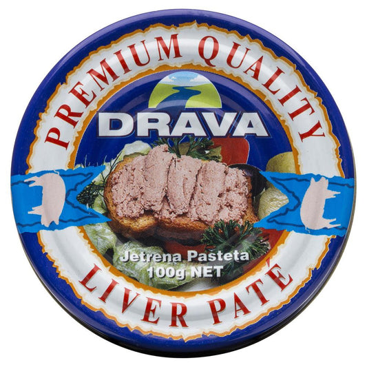 Drava Jetrena Pasteta Liver Pate 100g , Frdg1-Antipasti - HFM, Harris Farm Markets
 - 1