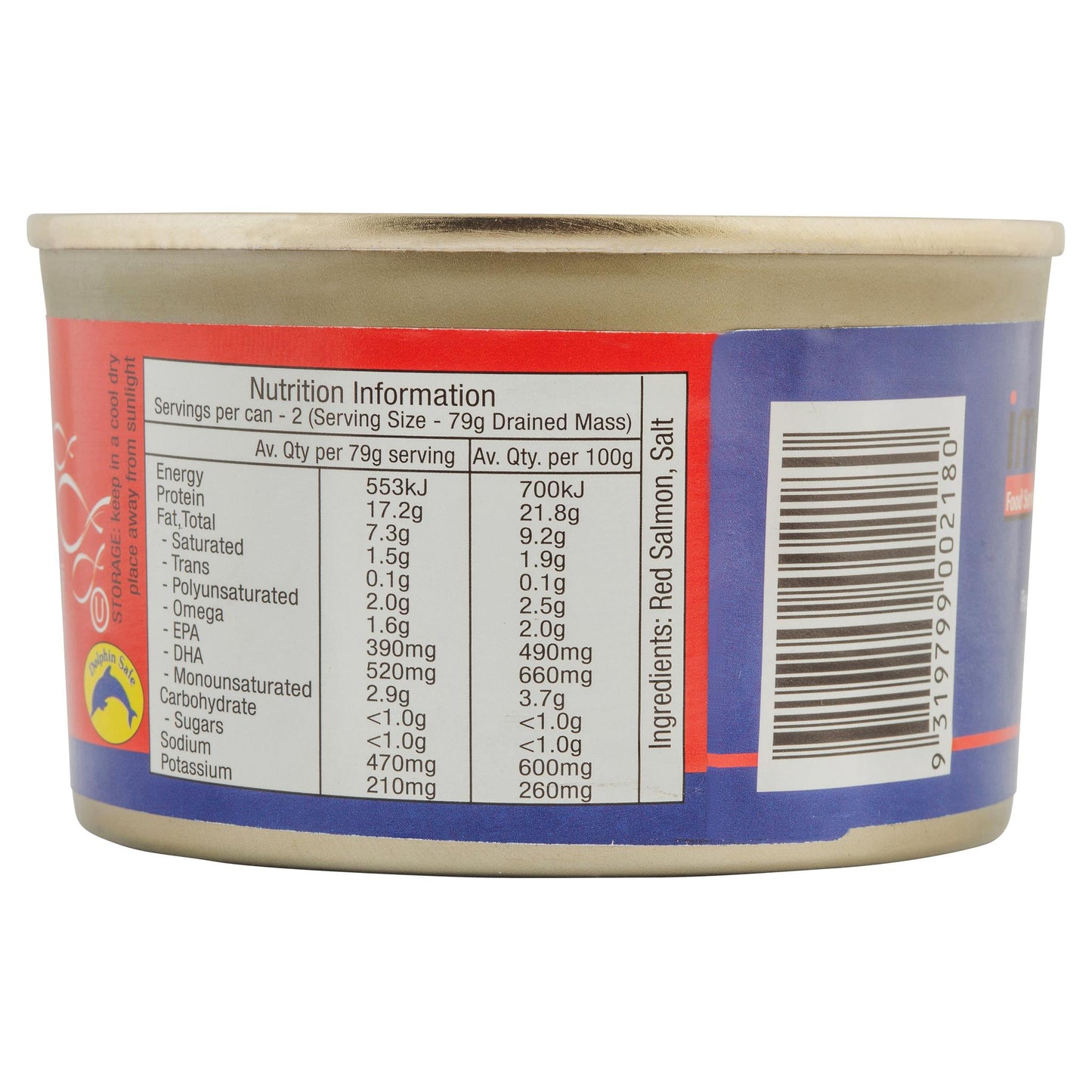 Ocean Delight Red Salmon 212g , Grocery-Seafood - HFM, Harris Farm Markets
 - 2