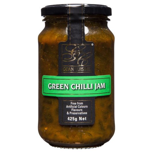 Goan Cuisine Green Chilli Jam 425g , Grocery-Cooking - HFM, Harris Farm Markets
 - 1
