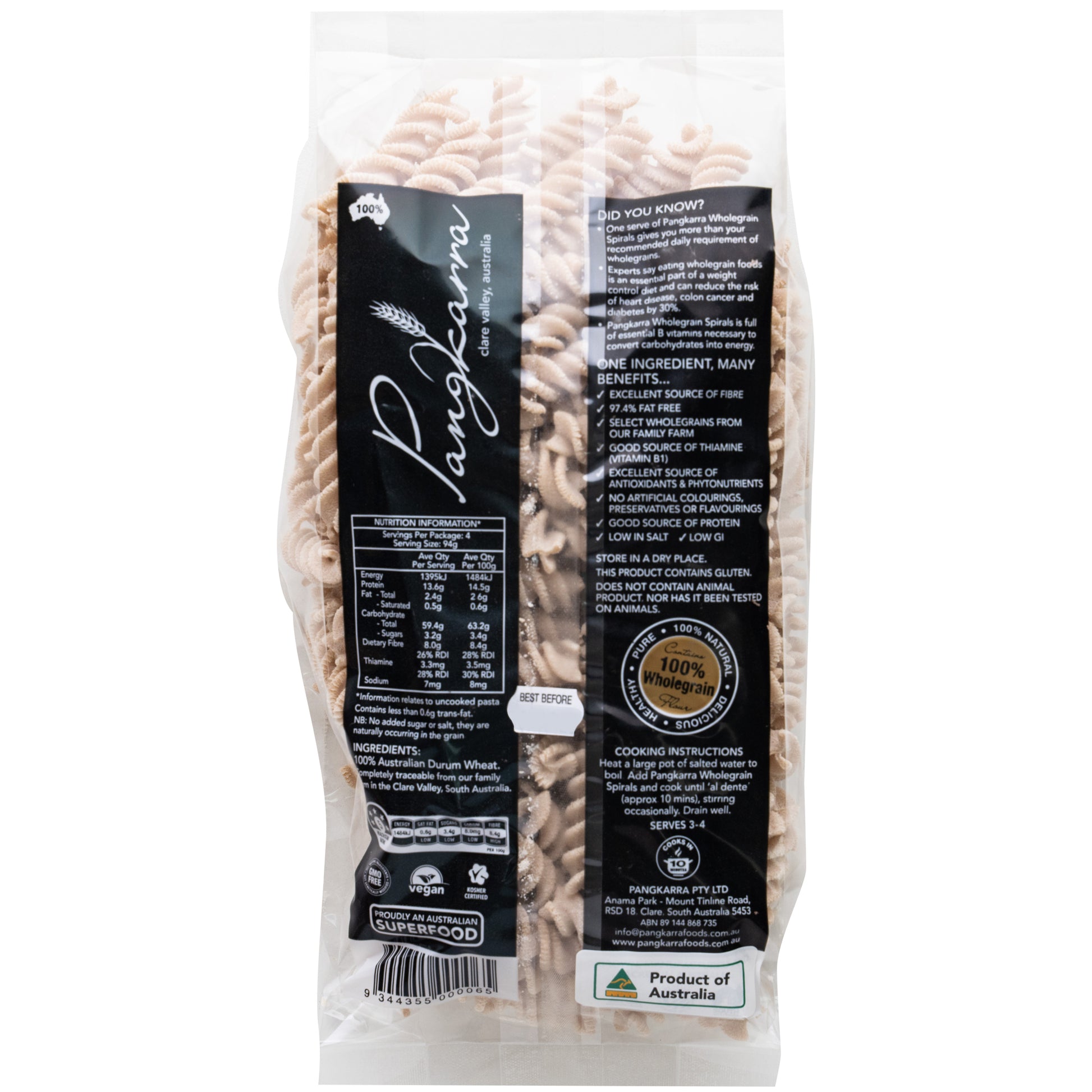 Pangkarra Wholegrain Spirals | Harris Farm Online