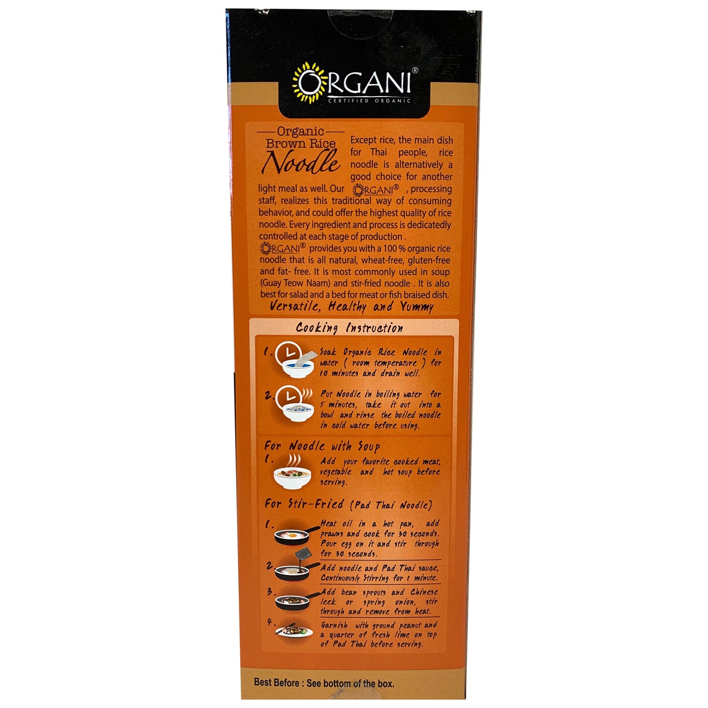 Organi - Rice Noodle - Brown - Organic & Gluten Free | Harris Farm Online
