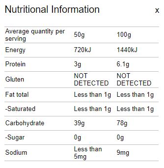 Organi Tumeric Rice Noodle 250g