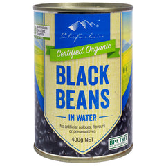 Chef's Choice - Organic Black Beans - In Water | Harris Farm Online