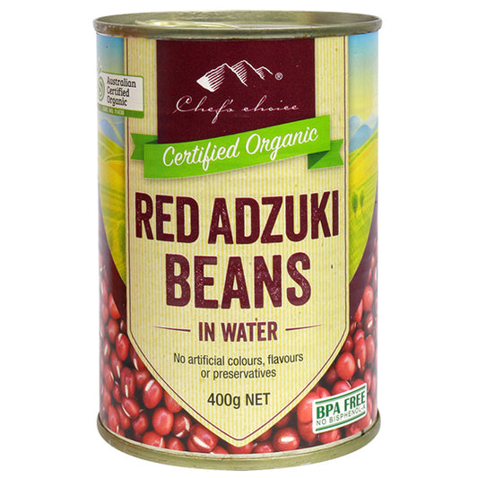 Chef's Choice - Organic Red Adzuki Beans - In Water | Harris Farm Online