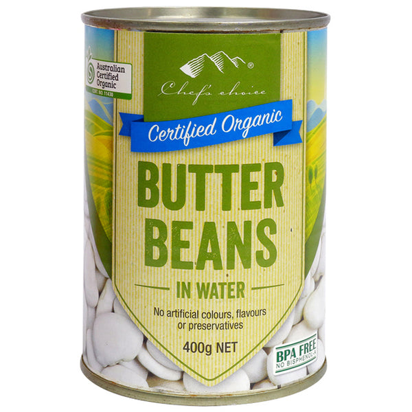 Chef's Choice - Organic Butter Beans - In Water | Harris Farm Online