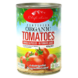Chef's Choice Organic Whole Peeled Tomatoes | Harris Farm Online