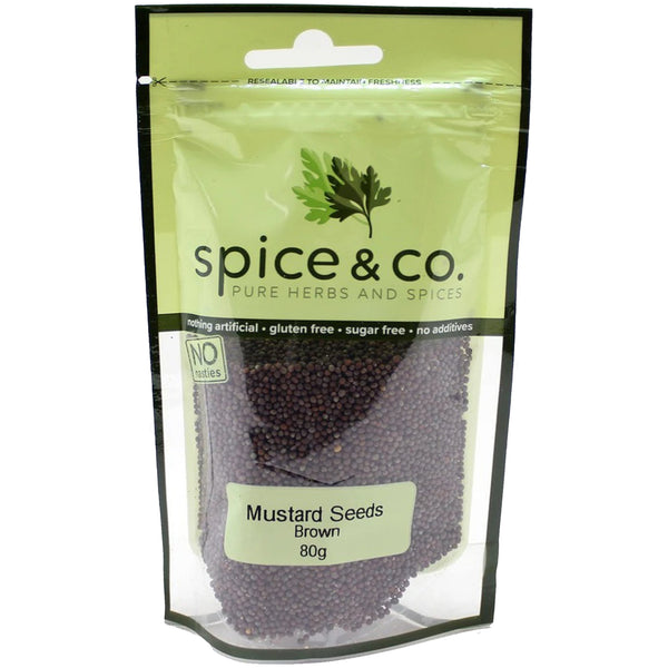 Spice and Co Mustard Seeds Brown 80g