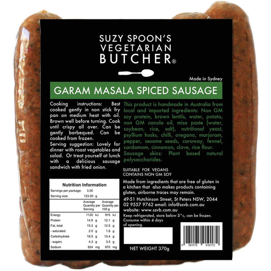 Suzy Spoon's Garam Masala Spiced Sausages | Harris Farm Online