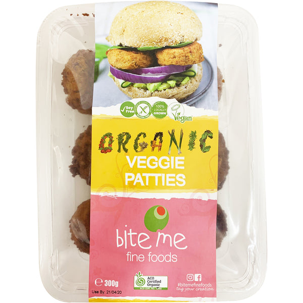 Bite Me Fine Foods Organic Veggie Patties | Harris Farm Online