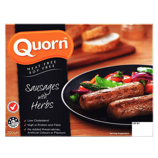Quorn - Vegetarian Sausages - with Herbs (5 sausages, 250g)