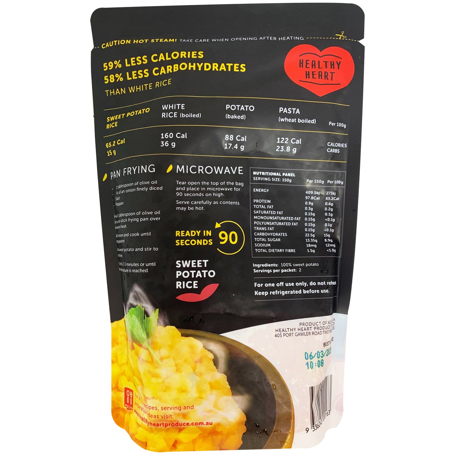 Healthy Heart Sweet Potato Rice 300g