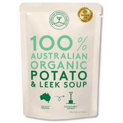 Australian Organic Food Co Potato and Leek Organic Soup | Harris Farm Online