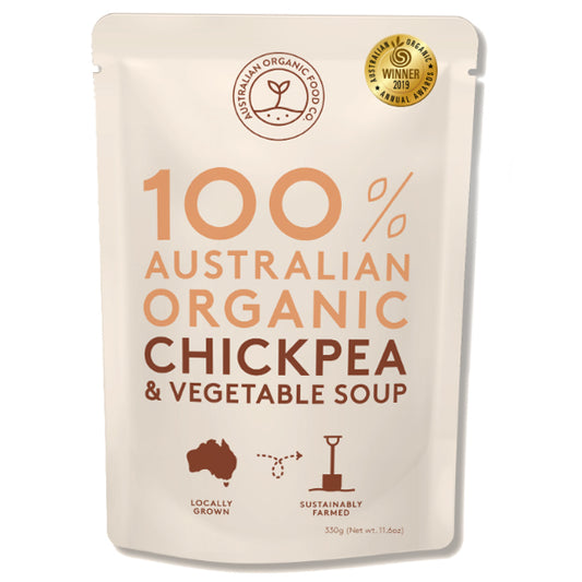 Australian Organic Food Co Chickpea and Vegetable Organic Soup 330g
