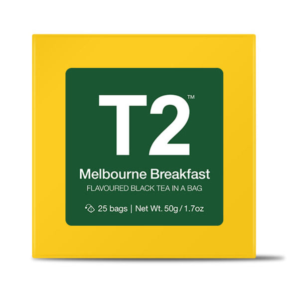 T2 Melbourne Breakfast Teabags x25 50g | Harris Farm Online