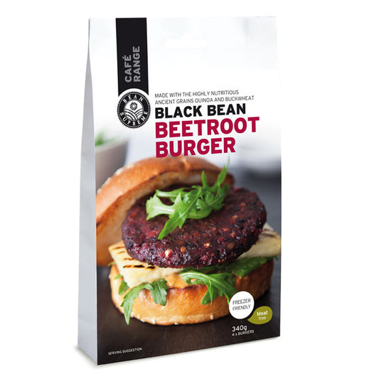 Bean Supreme - Beetroot Burgers - Black Bean (4 burgers, 340g)