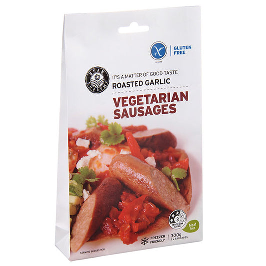 Bean Supreme - Vegetarian Sausages - Roasted Garlic (5 Sausages, 300g)