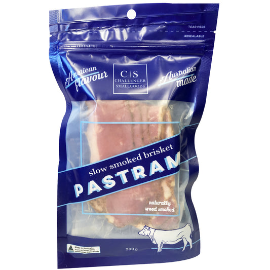 Pastrami - Slow Smoked Brisket (200g) Challenger Smallgoods