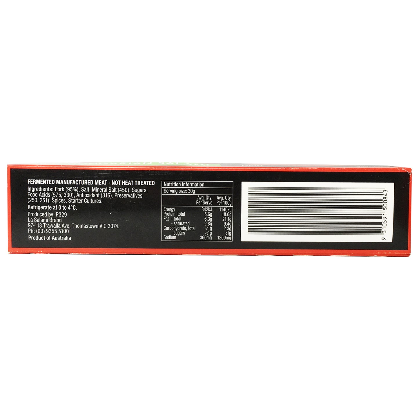 Deli - Salami Mild Hungarian (300g) La Salami