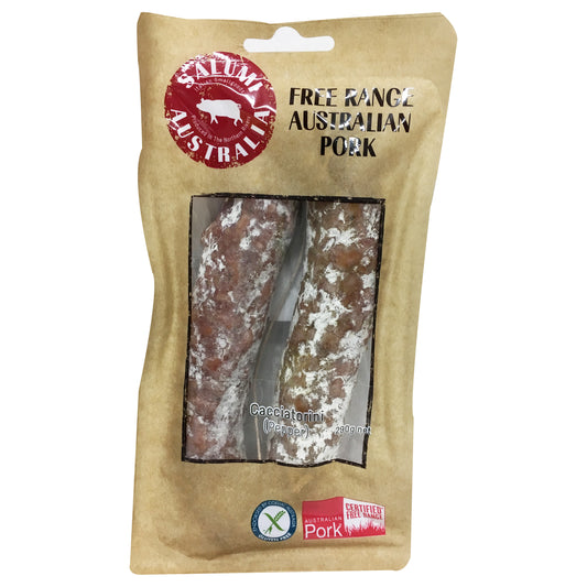 Deli - Salami Cacciatorini - Small Rustic (2 pieces, 290g) Salumi