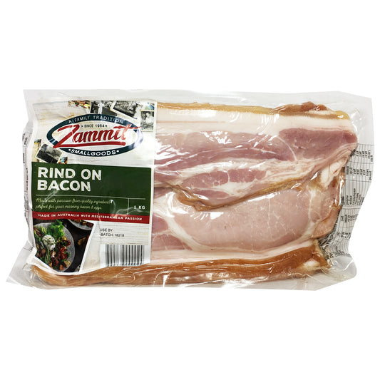  Zammit Bacon Rind On | Harris Farm Online