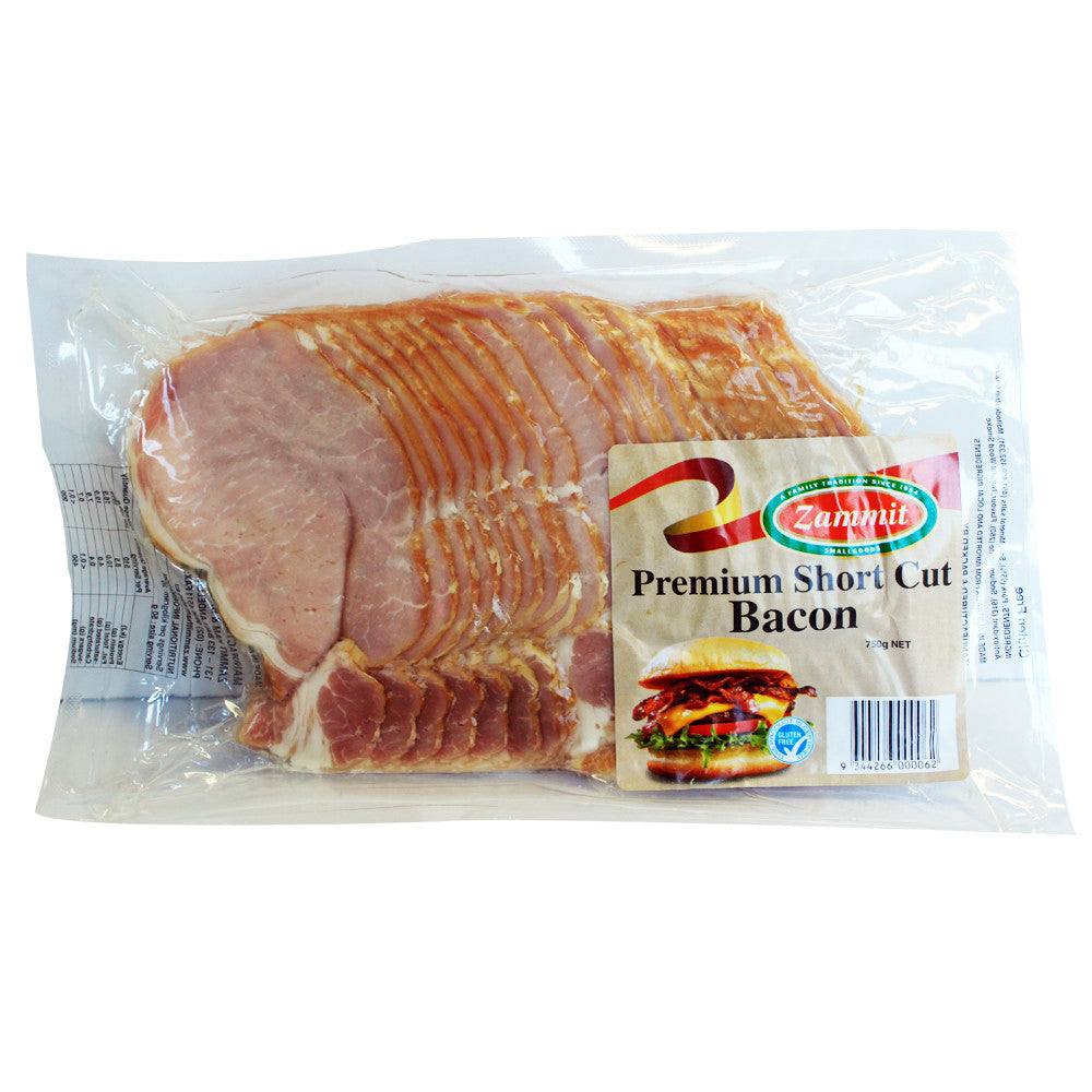 Bacon Short Cut 750g Zammit , Frdg4-Deli - HFM, Harris Farm Markets
 - 1