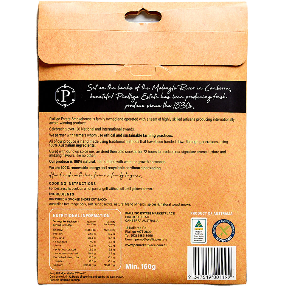 Pialligo Shortcut Smoked Bacon | Harris Farm Online