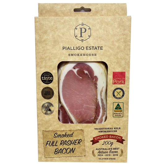 Bacon - Smoked Full Rasher (200g) Pialligo Estate