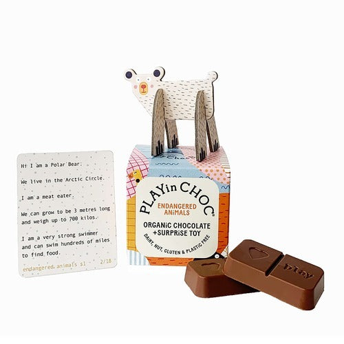 Play In Choc Organic Chocolate and Surprise Endangered Animals | Harris Farm Online