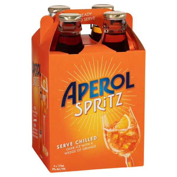Aperol Spritz Bottles Case 24 x 175ml