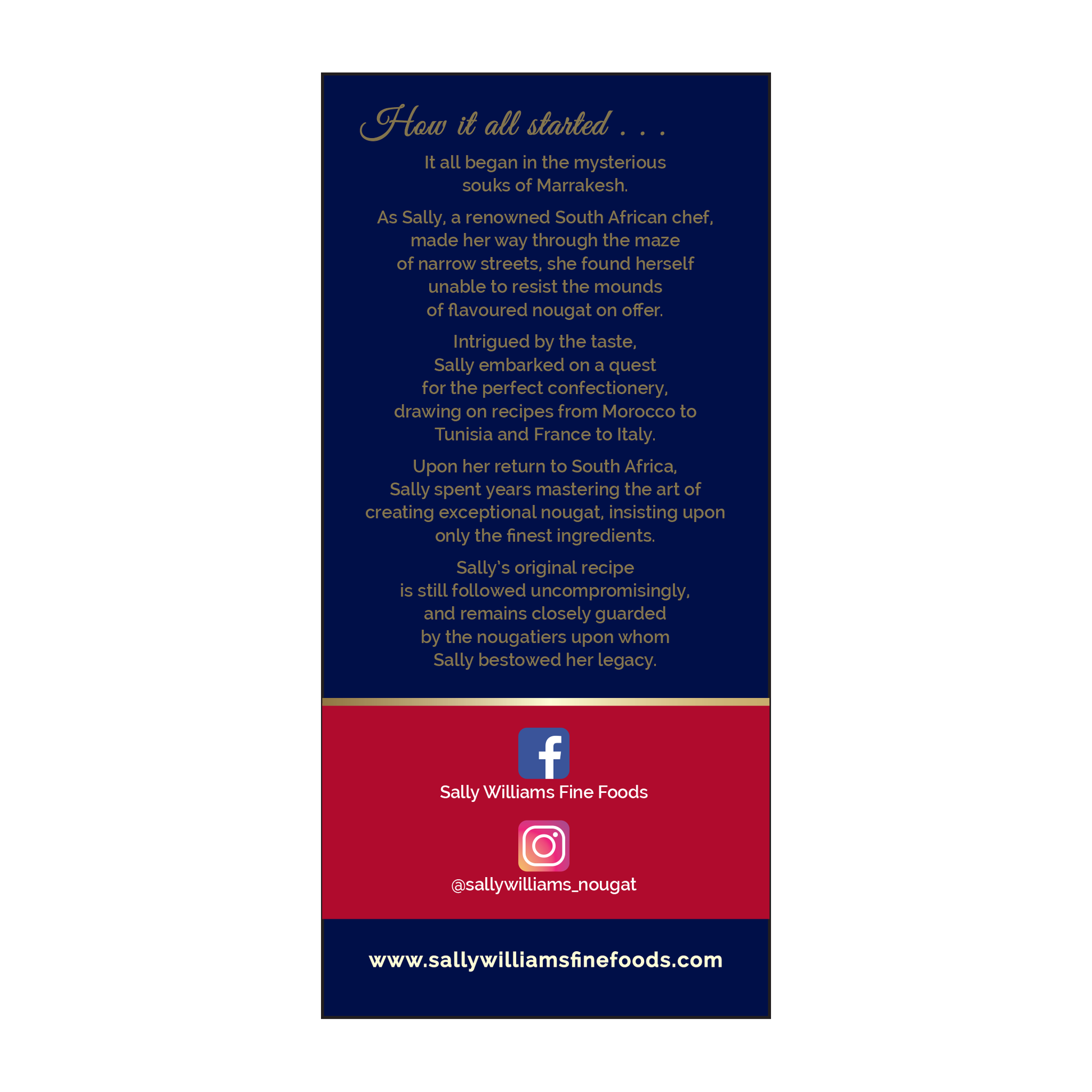 Sally Williams Almond Nougat | Harris Farm Online