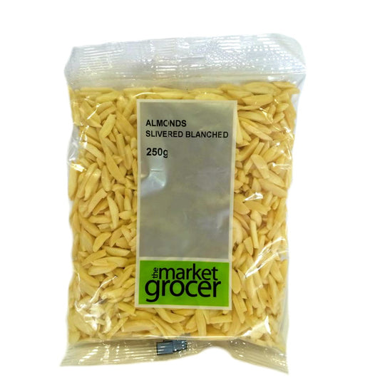 Market Grocer Almond Slivers 250g , Grocery-Nuts - HFM, Harris Farm Markets
