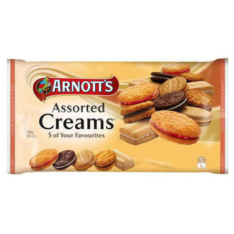 Arnotts Assorted Creams 500g , Grocery-Biscuits - HFM, Harris Farm Markets
