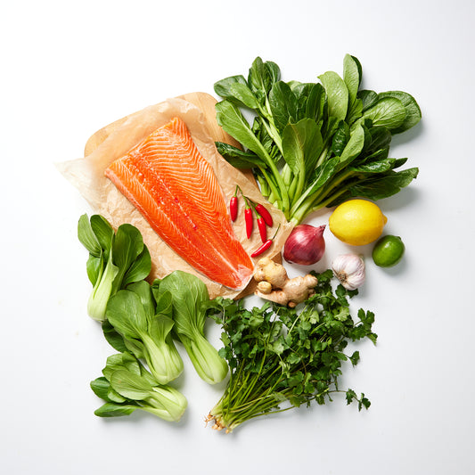Asian Salmon Dinner Box | Harris Farm Online 