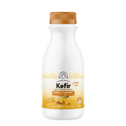 Babushka Yoghurt Probiotic Kefir Milk and Honey 500g