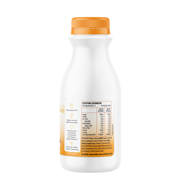 Babushka's Probiotic Kefir Natural Yoghurt Mango 500g