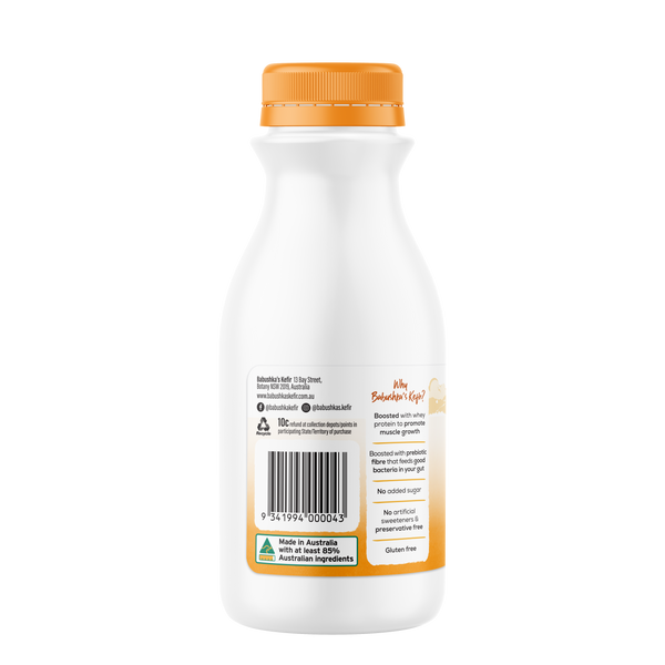 Babushka's Probiotic Kefir Natural Yoghurt Mango 500g