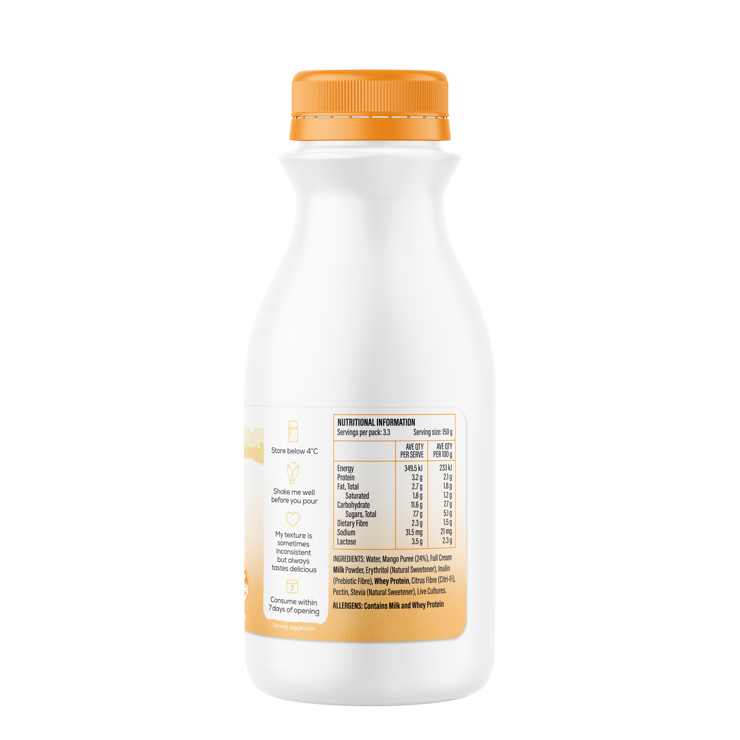 Babushka Probiotic Smoothie Mango 500g