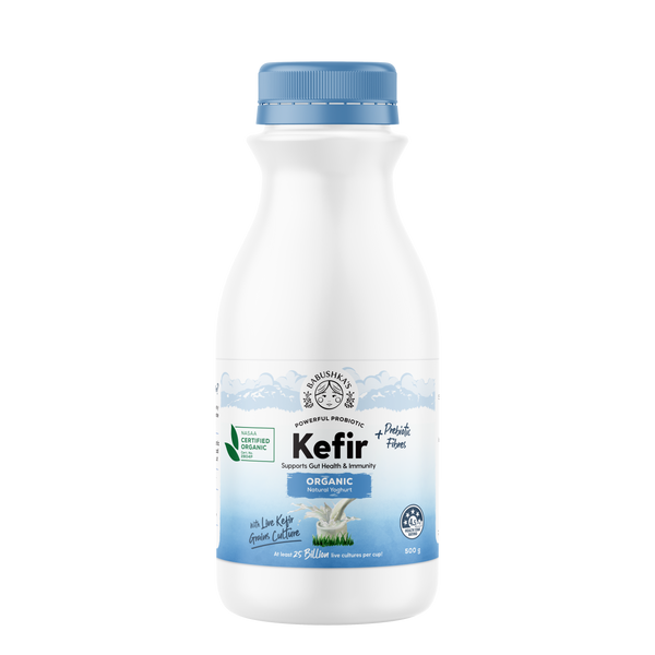 Babushka's Probiotic Kefir Organic Natural Yoghurt 500g