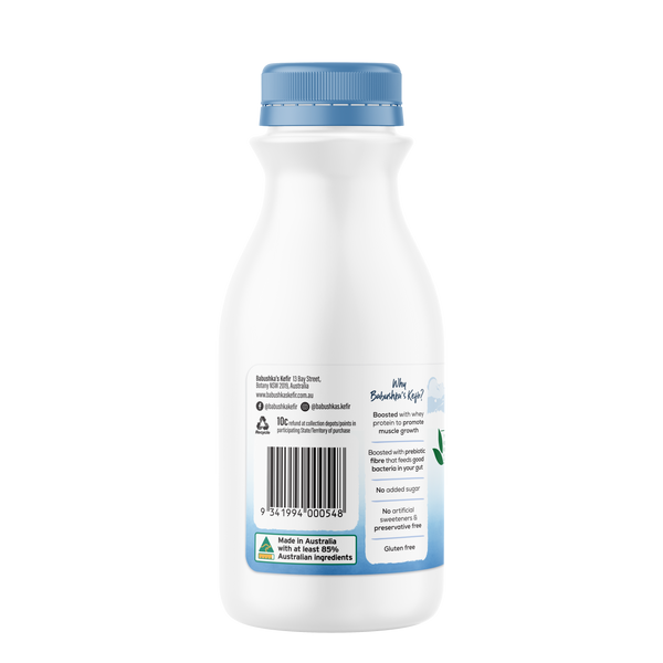 Babushka's Probiotic Kefir Organic Natural Yoghurt 500g
