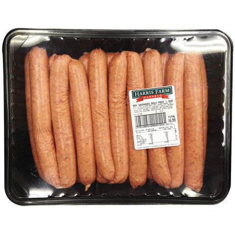 Sausages Beef BBQ Bulk 1kg pack , Frdg5-Meat - HFM, Harris Farm Markets
