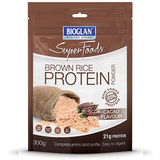 Bio Glan Super Foods Brown Rice Protein Cacao Powder 300g , Grocery-Condiments - HFM, Harris Farm Markets
